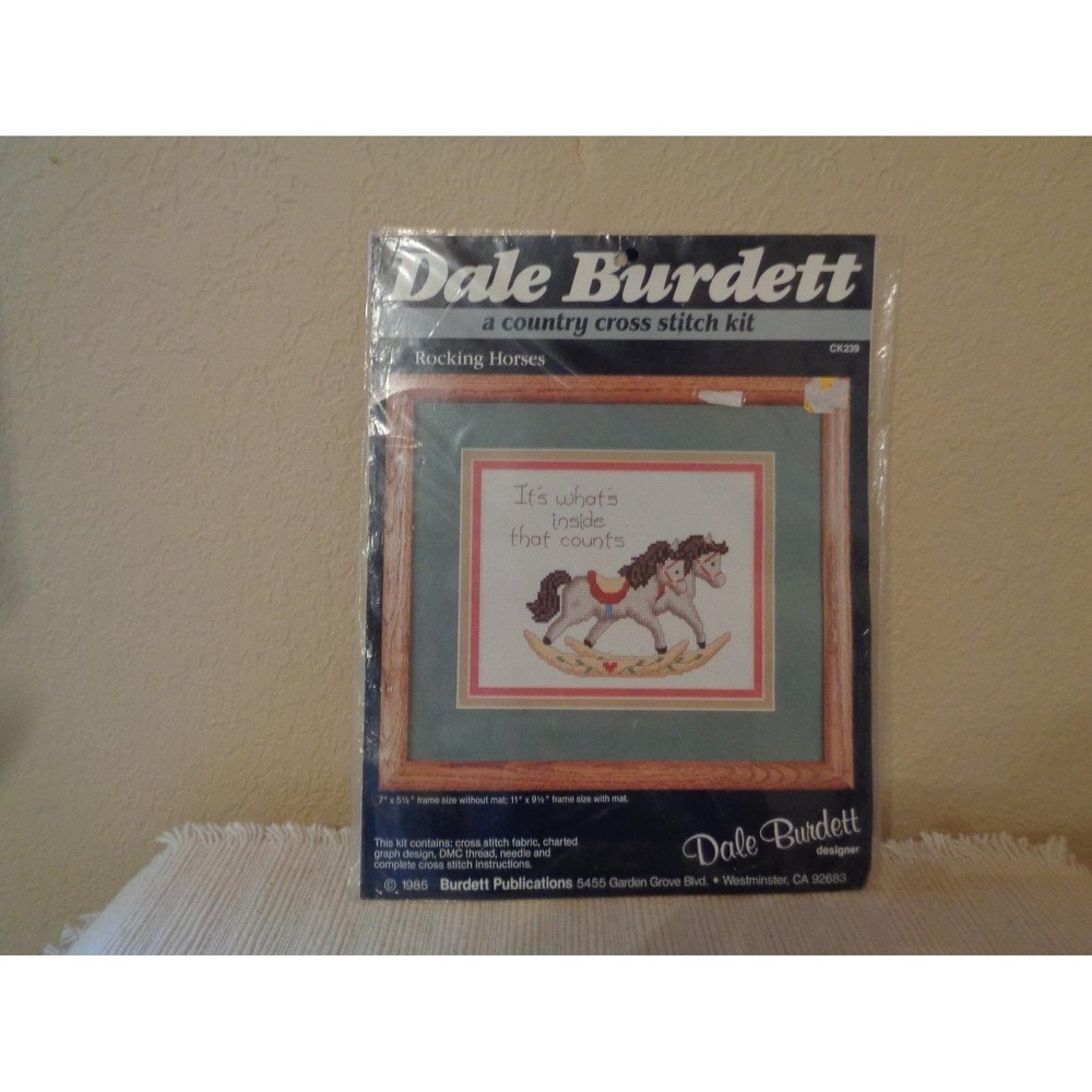 Dale Burdett Rocking Horses Cross Stitch Kit - Unopened